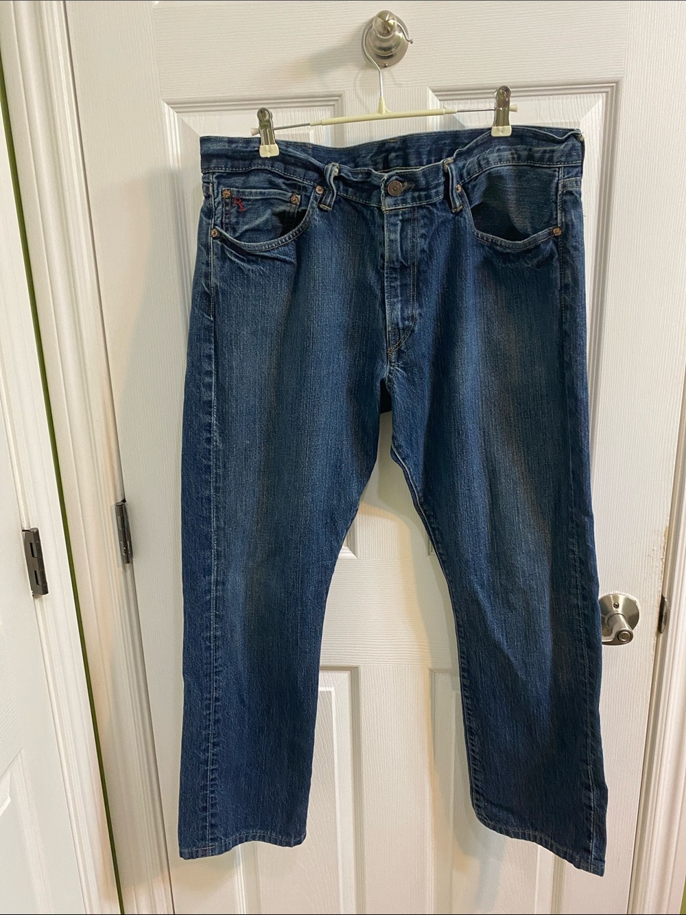 Polo Ralph Lauren Sullivan Slim Straight Blue Denim Jeans Men’s Size 36 x 30